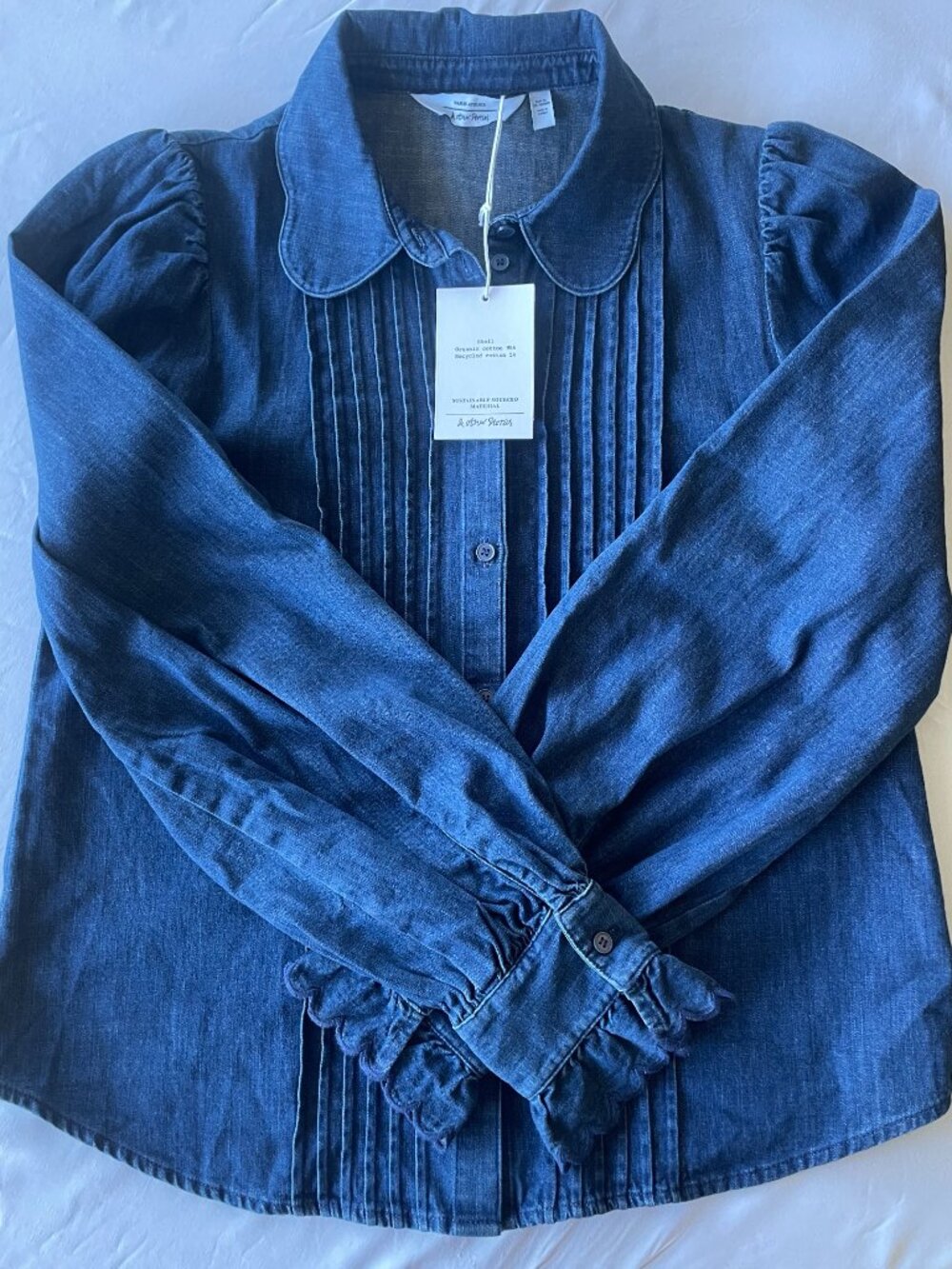 BNWT & Other Stories 100% Cotton Dark Denim Shirt